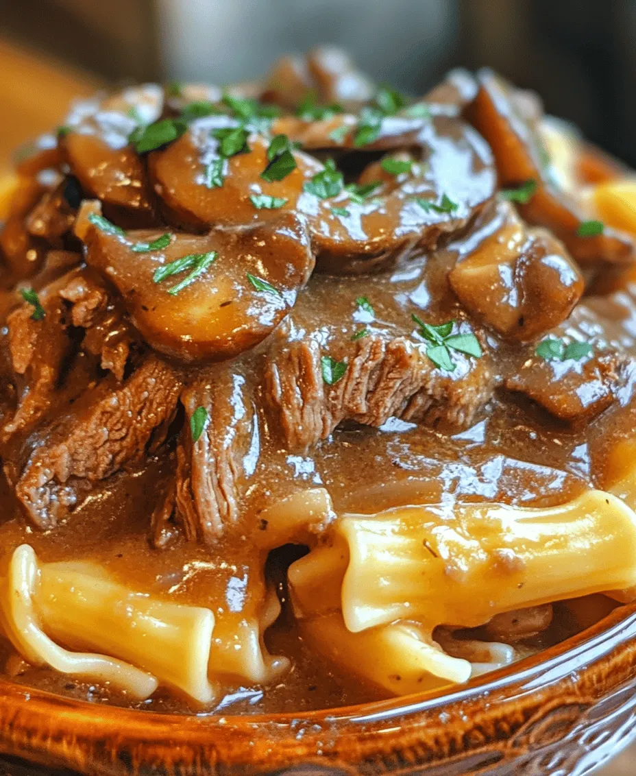 When it comes to comfort food, few dishes evoke the same warmth and satisfaction as a beautifully crafted pot roast. Now imagine merging that delight with the rich, creamy flavors of classic beef stroganoff. The result? A dish that promises to be both heartwarming and indulgent: Tender Slow Cooker Pot Roast Beef Stroganoff. This recipe is the perfect solution for busy weeknights or lazy Sundays, offering a hearty meal that requires minimal effort while delivering maximum flavor.