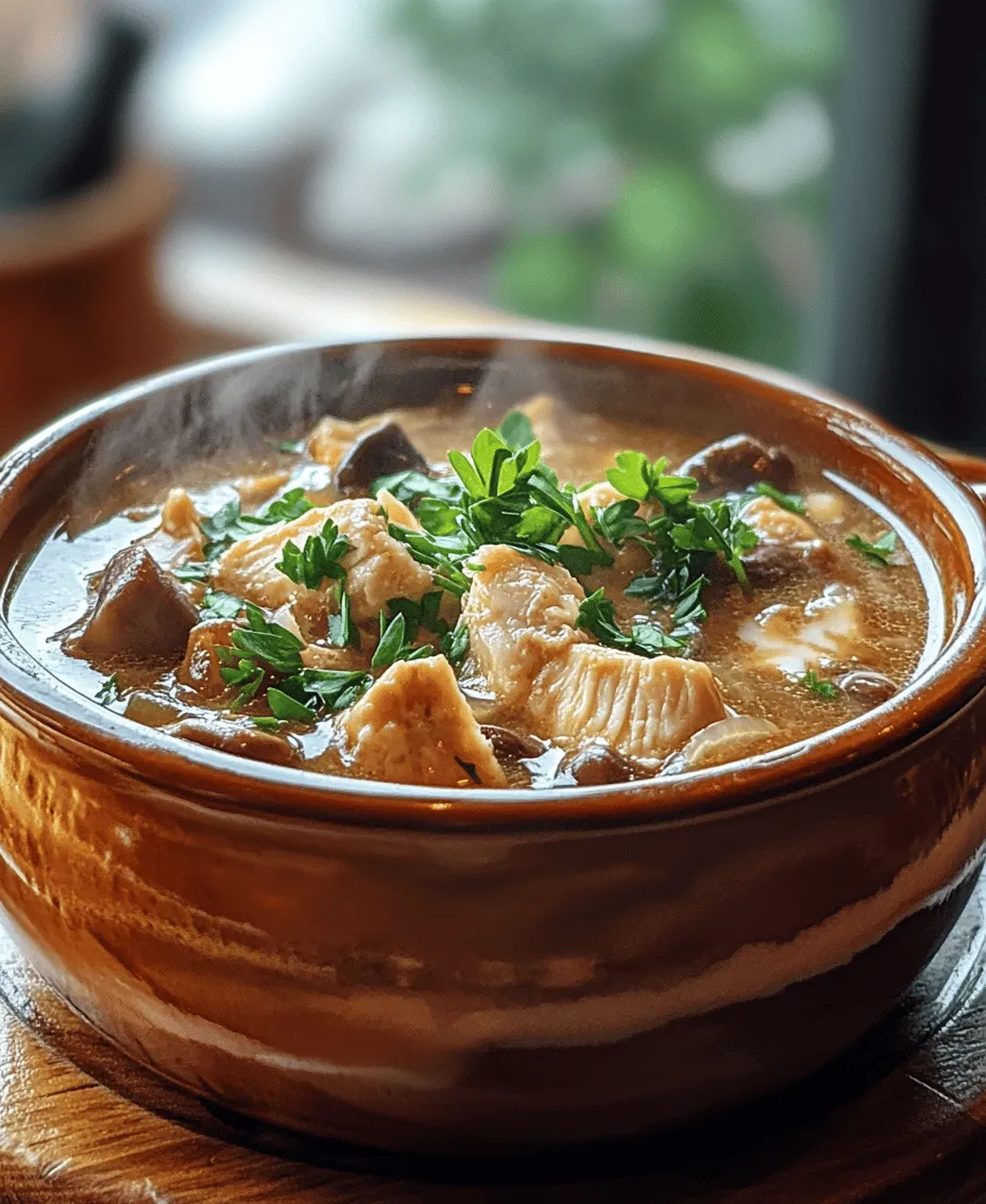 There's something undeniably comforting about a warm bowl of soup, especially when it comes to a classic like creamy chicken and mushroom soup. This dish has a way of wrapping you in a cozy embrace, making it the perfect addition to your culinary repertoire. With its rich flavor, velvety texture, and hearty ingredients, creamy chicken and mushroom soup is not just a meal; it's an experience.