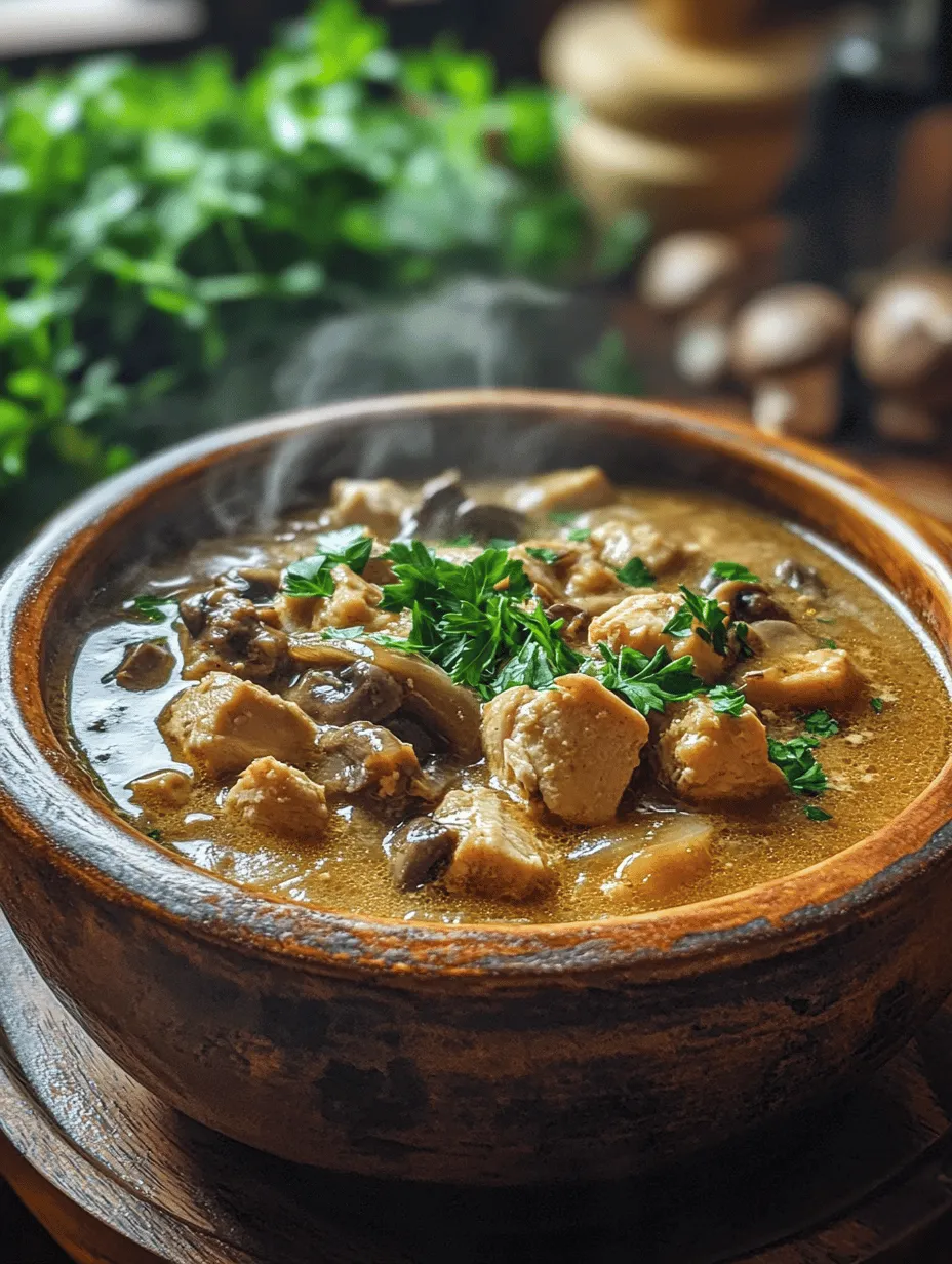 There's something undeniably comforting about a warm bowl of soup, especially when it comes to a classic like creamy chicken and mushroom soup. This dish has a way of wrapping you in a cozy embrace, making it the perfect addition to your culinary repertoire. With its rich flavor, velvety texture, and hearty ingredients, creamy chicken and mushroom soup is not just a meal; it's an experience.