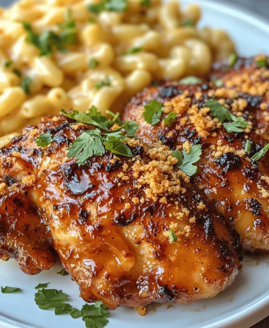 If you're searching for a dish that tantalizes the taste buds while offering a satisfying balance of flavors, look no further than Sweet and Spicy Honey Pepper Chicken served alongside Creamy Macaroni Cheese. This delightful recipe combines succulent chicken thighs marinated in a sweet and spicy glaze with a rich and indulgent macaroni cheese, creating a meal that is not only comforting but also full of character. The interplay of sweetness from the honey, heat from the Sriracha, and the creamy richness of the cheese creates a culinary experience that is both delightful and memorable.