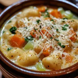 Creamy Olive Garden Chicken Gnocchi Soup Recipe