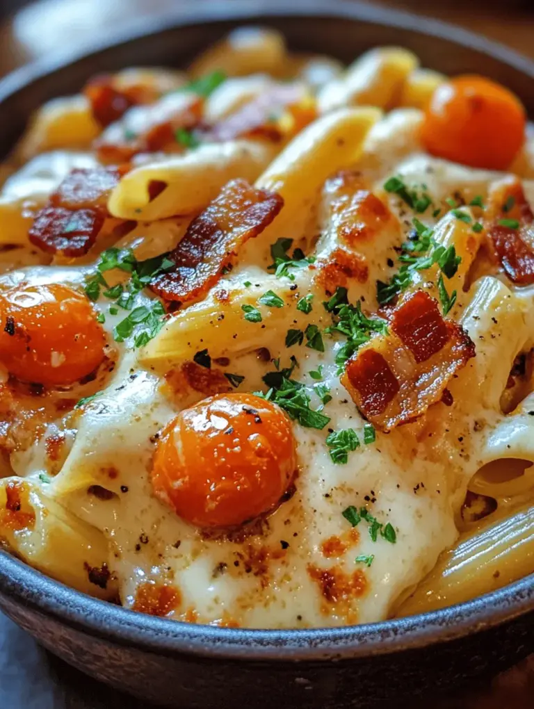 In the realm of comfort food, few dishes can compete with the rich, mouthwatering flavors of creamy bacon chicken pasta. This Creamy Bacon Chicken Pasta Delight is a dish that hits all the right notes: creamy, savory, and utterly satisfying. It's the kind of meal that not only fills the belly but also warms the soul, making it perfect for cozy family dinners or casual gatherings with friends.