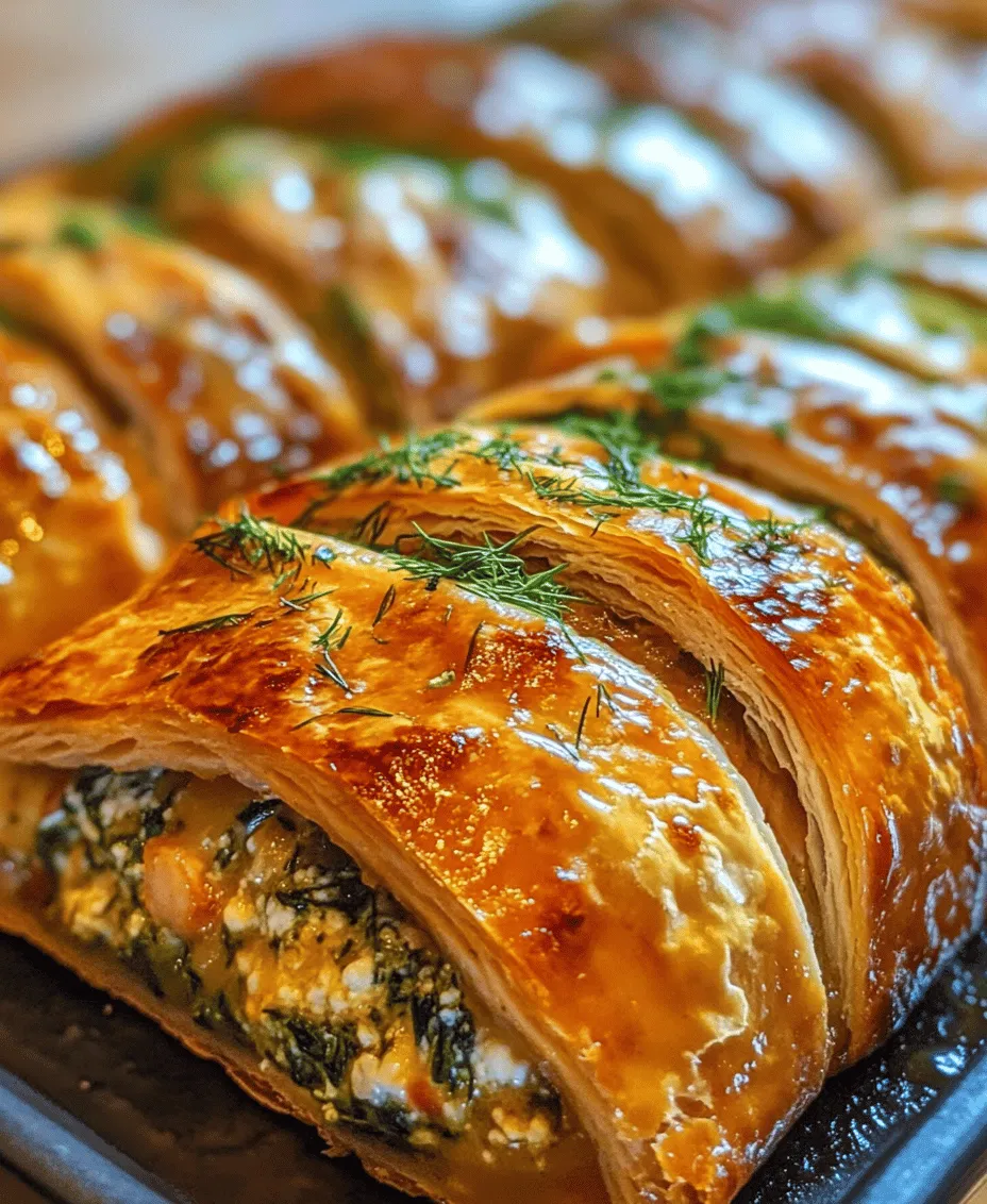 If you’re looking to impress your guests or elevate a cozy dinner at home, the Spinach and Cheese Stuffed Salmon Wellington is the perfect dish to consider. This culinary masterpiece combines the delicate flavor of salmon with a rich and creamy spinach and cheese filling, all enveloped in a flaky, golden puff pastry. Not only does it look stunning when served, but it also offers a delightful balance of flavors and textures that will make your taste buds dance.