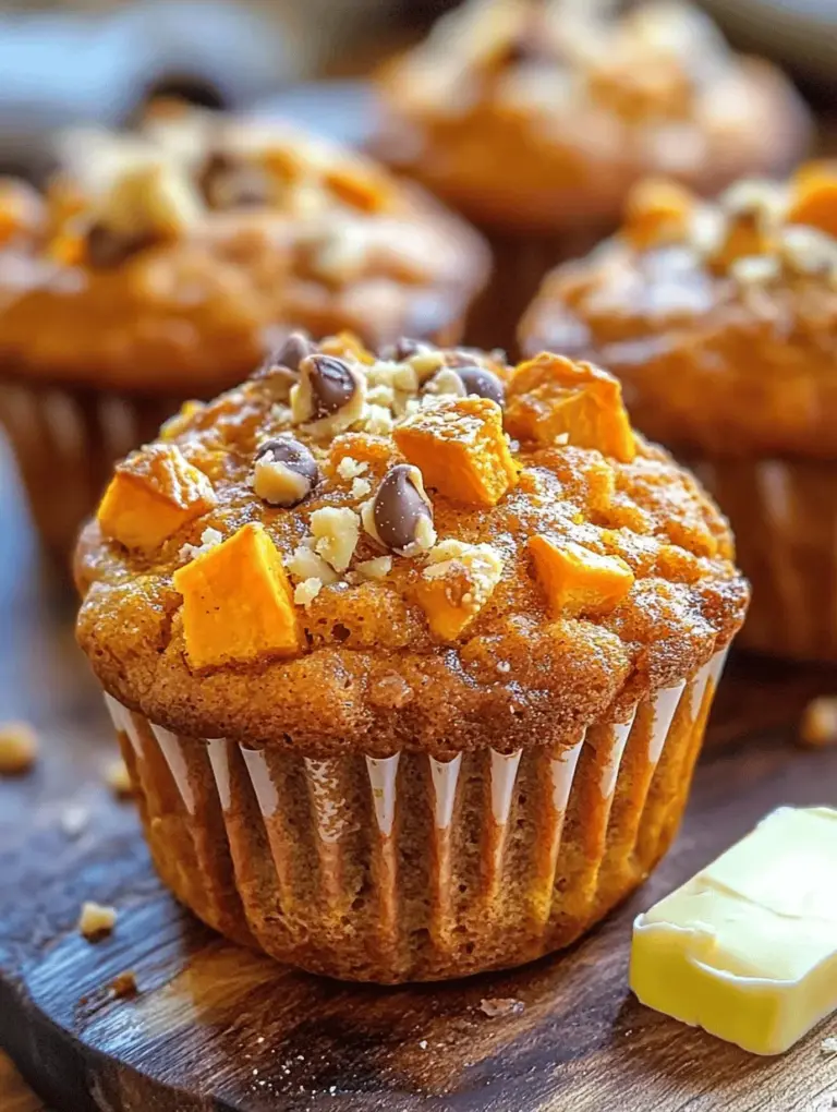 Sweet potato muffins have become a beloved treat among health-conscious individuals and dessert enthusiasts alike. These muffins are not only delicious, but they also pack a nutritional punch that makes them stand out as a wholesome snack or breakfast option. The unique flavor of sweet potatoes adds a natural sweetness and moisture to the muffins, creating a delightful balance that appeals to both kids and adults. Whether you enjoy them fresh out of the oven or as a grab-and-go breakfast, Sweet Potato Muffins Delight is sure to become a staple in your kitchen.