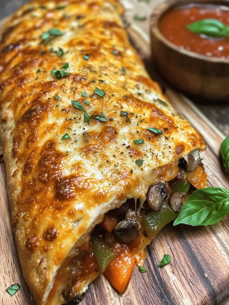 Stromboli is a beloved Italian-American dish that has won the hearts and appetites of many food lovers around the world. This culinary delight combines the classic flavors of pizza with the convenience of a portable, rolled-up treat. Imagine biting into a golden-brown crust that encases a melty, savory filling of cheese, meats, and vegetables, all infused with the rich flavors of Italian herbs. Whether you’re hosting a gathering or looking for a satisfying family meal, Stromboli delivers on taste and convenience like no other dish.