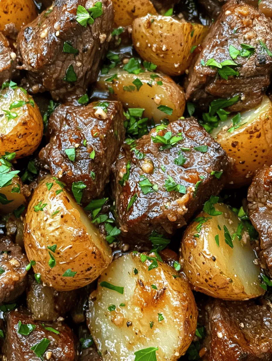 In the bustling rhythm of modern life, finding time to prepare satisfying meals can often feel like a daunting challenge. However, the comforting world of slow-cooked meals offers a delightful solution, inviting you to savor rich flavors without the stress of daily cooking. One such dish that epitomizes this ease and deliciousness is the Slow Cooker Garlic Butter Beef Bites & Potatoes. This recipe is not only a treat for the taste buds but also a warm embrace for the soul, combining tender beef, hearty potatoes, and a luscious garlic butter sauce that melds beautifully throughout the cooking process.