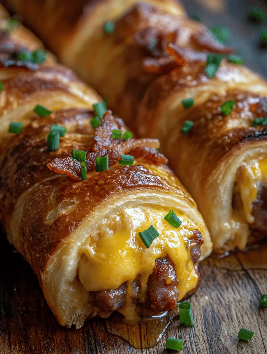 Breakfast pigs in a blanket are a delightful reimagining of a beloved classic appetizer. Traditionally seen at parties and gatherings, this dish transforms the simple concept of wrapped sausages into a mouthwatering breakfast option that is perfect for any occasion. Whether you’re hosting a brunch party, enjoying a cozy family breakfast, or simply looking for a quick and satisfying snack, breakfast pigs in a blanket are sure to impress.