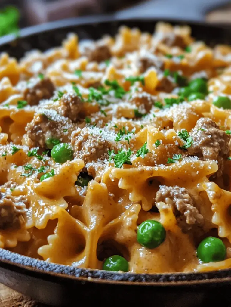 In the realm of comfort food, few dishes bring as much warmth and satisfaction as Creamy Beef and Bowtie Pasta. This culinary delight is a beloved staple in many households, offering a harmonious blend of flavors and textures that can make anyone feel at home. Whether it’s a busy weeknight or a cozy weekend dinner, the creamy richness of this dish, combined with the delightful shape of bowtie pasta, makes it an instant favorite among family and friends.