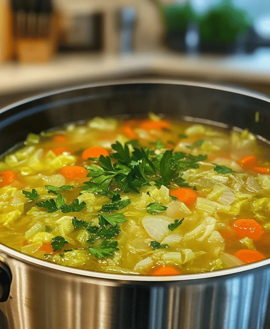 In the realm of health and wellness, fat-burning soups have gained significant popularity for their ability to aid in weight loss while providing essential nutrients. Among these, Cabbage Fat-Burning Soup stands out as a delicious and effective option. This soup not only boasts an impressive nutritional profile but also offers a multitude of health benefits, making it a staple for those looking to shed a few pounds or simply eat healthier.