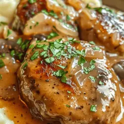 Salisbury steak is a beloved comfort food that has graced family tables for generations. Its origins date back to the late 19th century, attributed to Dr. James H. Salisbury, who promoted a meat-centered diet as a remedy for various ailments. This dish, typically made of seasoned ground beef, has evolved into a hearty meal that resonates with many for its rich flavors and satisfying texture. Today, we will put a modern twist on this classic by transforming it into Savory Slow Cooker Salisbury Steak Meatballs, a dish that brings together the nostalgia of Salisbury steak with the convenience of meatballs.