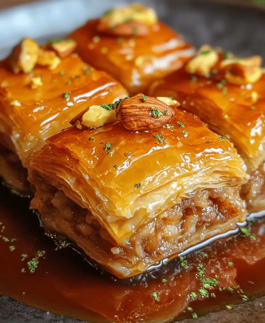 Baklava, a cherished dessert that has transcended borders and cultures, is more than just a sweet treat; it is a symbol of hospitality and celebration in many communities. Originating from the rich culinary traditions of the Middle East, this delectable pastry has found its way into the hearts (and stomachs) of people around the world. With its flaky texture, rich nut filling, and syrupy sweetness, baklava captures the essence of indulgence. Among the myriad of baklava recipes, the Golden Honey & Nut Delight Baklava stands out, offering a unique blend of flavors that pays homage to its traditional roots while introducing a modern twist.