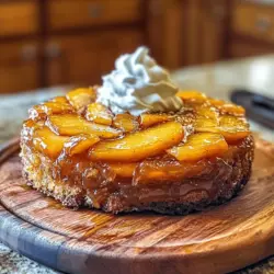 The Bourbon Peach Upside Down Cake is a delightful dessert that beautifully marries the sweet, juicy flavors of fresh peaches with the rich, warm notes of bourbon whiskey. This cake isn't just another ordinary dessert; it's a celebration of Southern flavors and a testament to the joy of cooking with seasonal ingredients. With its inviting aroma and stunning presentation, this cake is perfect for gatherings, celebrations, or a casual evening treat after dinner.