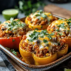 Stuffed bell peppers are more than just a dish; they are a canvas for vibrant colors, flavors, and nutrients, making them a delightful option for any meal occasion. These colorful delights are not only visually appealing but also packed with wholesome ingredients, making them a nutritious choice for families and individuals alike. Whether you’re hosting a dinner party, preparing a family meal, or looking for a healthy lunch option, stuffed bell peppers can easily adapt to suit various dietary preferences, including vegetarian, vegan, gluten-free, and more.