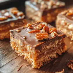 If you’re searching for a treat that combines the irresistible flavors of chocolate, caramel, and crunch, look no further than Butterfinger Caramel Crunch Bars. This delightful dessert is a crowd-pleaser, perfect for family gatherings, birthday parties, or just a sweet indulgence at home. The combination of textures—from the creamy chocolate to the chewy caramel and the crisp crunch of cereal—creates a symphony of flavor that tantalizes the taste buds. Making these bars from scratch not only brings joy to your palate but also adds a personal touch that elevates any occasion.