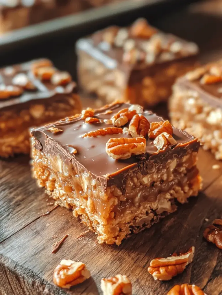 If you’re searching for a treat that combines the irresistible flavors of chocolate, caramel, and crunch, look no further than Butterfinger Caramel Crunch Bars. This delightful dessert is a crowd-pleaser, perfect for family gatherings, birthday parties, or just a sweet indulgence at home. The combination of textures—from the creamy chocolate to the chewy caramel and the crisp crunch of cereal—creates a symphony of flavor that tantalizes the taste buds. Making these bars from scratch not only brings joy to your palate but also adds a personal touch that elevates any occasion.