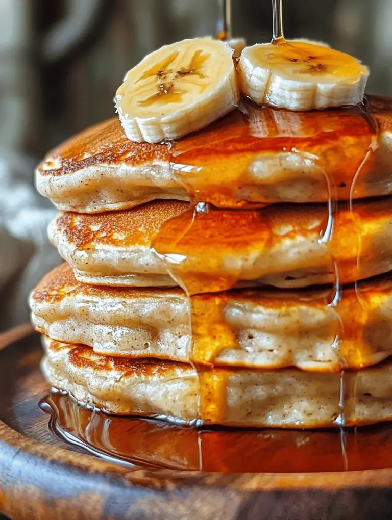 Incorporating bananas into your pancake batter is more than just a clever twist; it’s a healthful choice too. Bananas are known for their rich nutritional profile, making them an excellent addition to your breakfast. They are loaded with potassium, which is essential for heart health and proper muscle function. Additionally, bananas are a good source of vitamins C and B6, as well as fiber, which aids digestion and helps keep you feeling full.