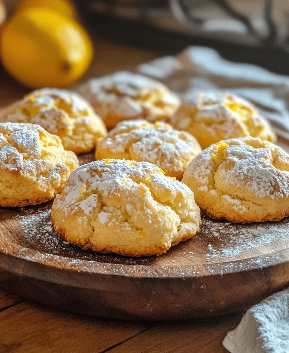 Lemon-flavored desserts have taken the culinary world by storm, capturing the hearts of many with their refreshing taste and bright, zesty notes. Among these delightful treats, Lemon Crinkle Cookies stand out as a fan-favorite, known for their unique texture and cheerful appearance. These cookies are soft and chewy, boasting a crinkled top that is generously dusted with powdered sugar, creating an irresistible contrast against their sunny yellow hue.