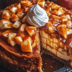 Desserts have a unique way of bringing people together, and few can do it quite like a Salted Caramel Apple Pie Cheesecake. This indulgent dessert is a celebration of flavors and textures, combining the beloved classic apple pie with the creamy richness of cheesecake, all drizzled with a luscious salted caramel sauce. Imagine a flaky crust, a spiced apple filling, a smooth cheesecake layer, and a sweet-salty topping that tantalizes your taste buds. This dessert is not just a treat; it's an experience.