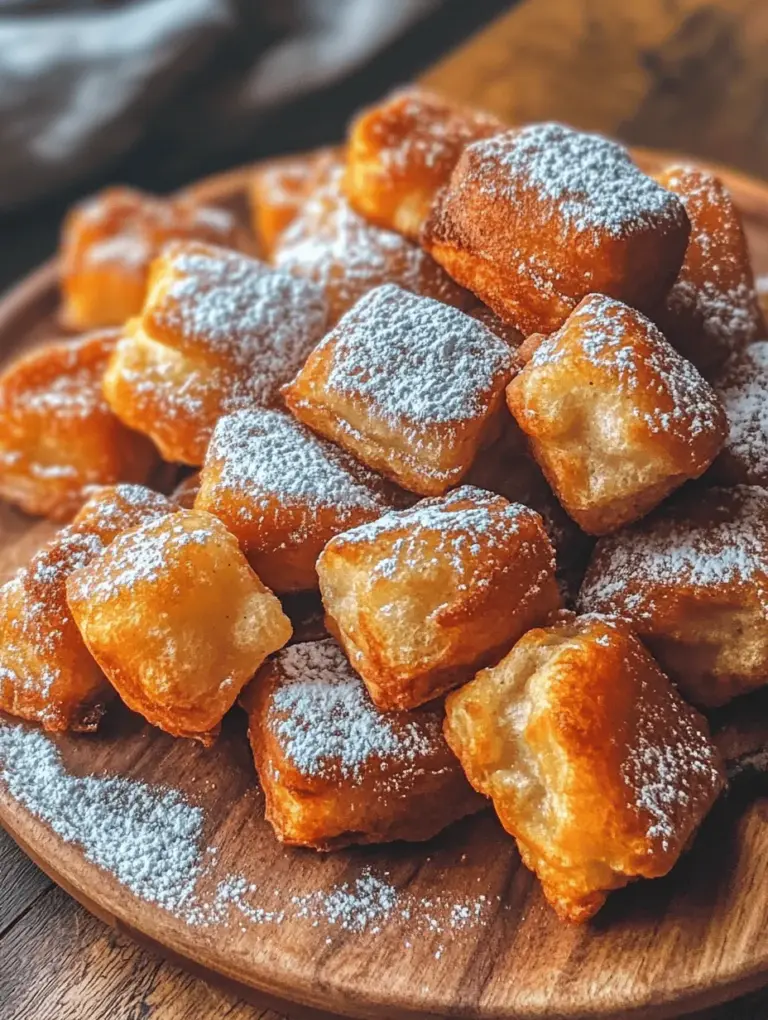 If you’ve ever strolled through the vibrant streets of New Orleans or savored the delights of a traditional French café, you’ve likely encountered the irresistible charm of beignets. These pillowy, fried pastries are not just a treat; they are steeped in rich cultural significance, embodying the joyful spirit of gatherings and celebrations. Originating from France and evolving into a beloved delicacy in various regions, particularly Louisiana, beignets have become synonymous with indulgence and comfort.