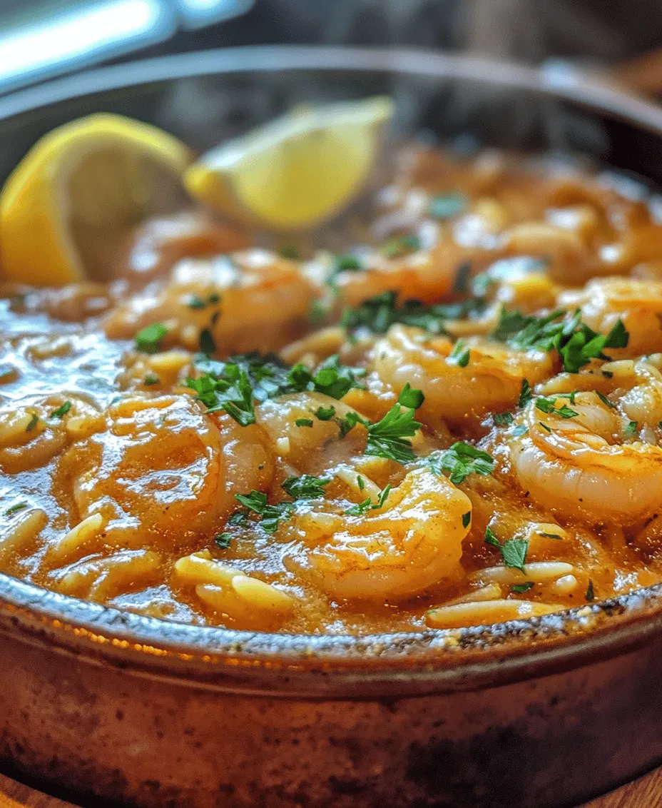 If you're looking for a dish that combines simplicity with exquisite flavor, look no further than One Pot Lemon Butter Orzo with Shrimp. This delightful recipe has captured the hearts of home cooks and food enthusiasts alike, thanks to its vibrant flavors and ease of preparation. Imagine succulent shrimp enveloped in a creamy, lemon-infused sauce, served over perfectly cooked orzo pasta, all made in just one pot! This meal not only tantalizes the taste buds but also offers a quick and hassle-free cooking experience.