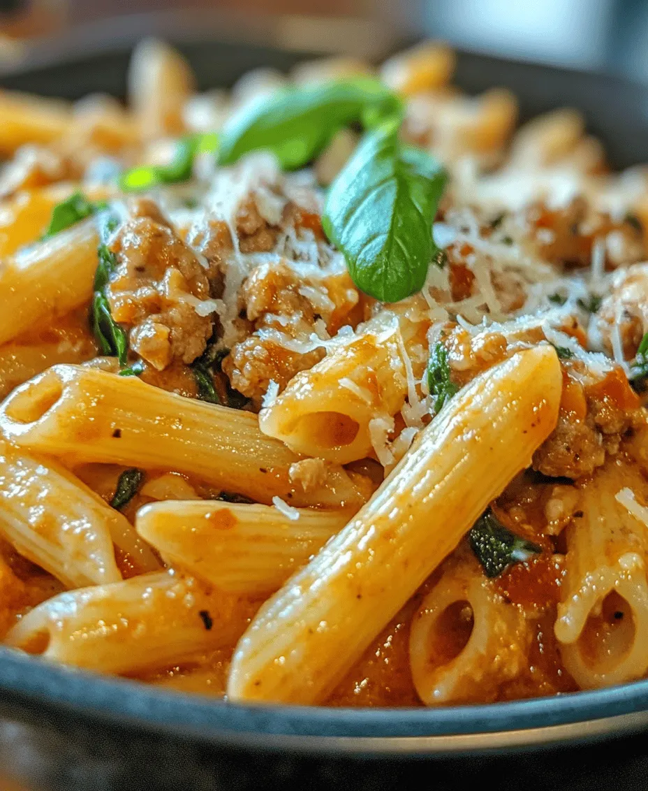 When it comes to weeknight dinners that are both satisfying and easy to prepare, few dishes stand out quite like the Hearty One-Pan Creamy Penne with Spinach and Italian Sausage. This dish is not only a feast for the taste buds, but it also offers a comforting embrace of flavors that make it a favorite among families, busy professionals, and culinary enthusiasts alike. The beauty of this recipe lies in its simplicity and convenience; everything cooks in just one pan, minimizing cleanup while maximizing flavor and enjoyment.