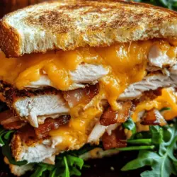 In the world of comfort food, few creations can rival the Cheddar and Bacon Turkey Melt on Sourdough. This sandwich is not just a meal; it’s an experience that tantalizes the taste buds with its rich flavors and delightful textures. Imagine biting into crispy, golden-brown sourdough bread, only to be met with layers of savory roasted turkey, rich sharp cheddar cheese, and the irresistible crunch of crispy bacon. Each ingredient plays a pivotal role, coming together to create a satisfying dish perfect for lunch or a cozy dinner at home.