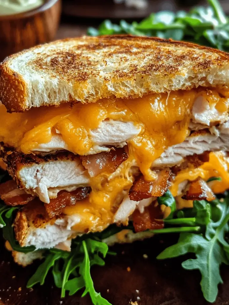 In the world of comfort food, few creations can rival the Cheddar and Bacon Turkey Melt on Sourdough. This sandwich is not just a meal; it’s an experience that tantalizes the taste buds with its rich flavors and delightful textures. Imagine biting into crispy, golden-brown sourdough bread, only to be met with layers of savory roasted turkey, rich sharp cheddar cheese, and the irresistible crunch of crispy bacon. Each ingredient plays a pivotal role, coming together to create a satisfying dish perfect for lunch or a cozy dinner at home.