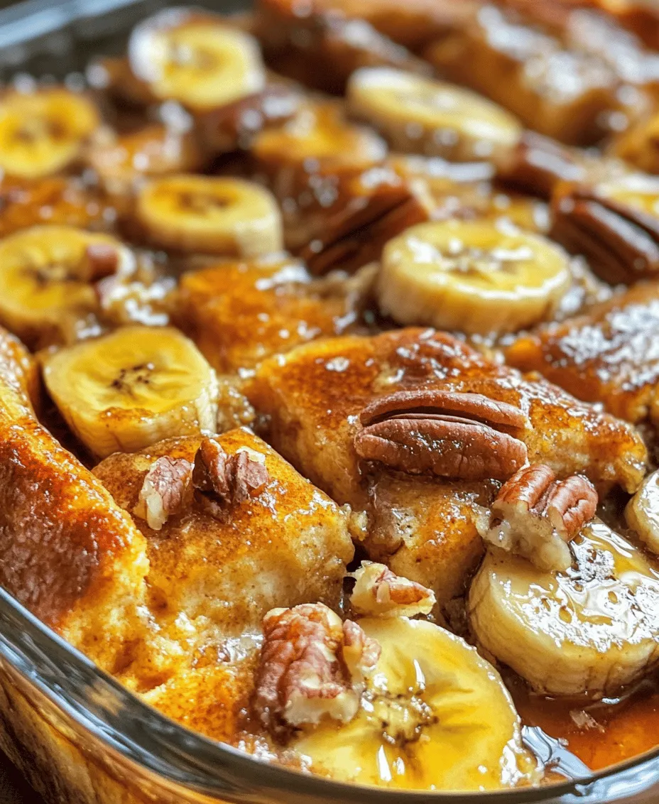 There’s something irresistibly comforting about breakfast casseroles. They are the quintessential dish that combines ease of preparation with the warmth of home-cooked food, making them a favorite for family gatherings, brunch parties, and special occasions. Among the myriad of casserole options, the Brown Sugar Banana French Toast Casserole stands out as a delightful blend of flavors and textures that captivates both the eye and the palate. This easy-to-prepare dish transforms traditional French toast into a hearty casserole, allowing you to serve a crowd with minimal effort.