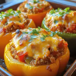 Stuffed bell peppers are a delightful culinary creation that marries vibrant colors with hearty, nourishing ingredients. This dish not only captivates the eye with its bright hues but also delivers a robust flavor profile that appeals to a wide range of palates. Originating from various global cuisines, stuffed peppers have become a favorite comfort food, often tailored to suit individual tastes and dietary preferences. Whether you're preparing a weeknight meal for your family or hosting a dinner party, stuffed bell peppers offer versatility and satisfaction in every bite.