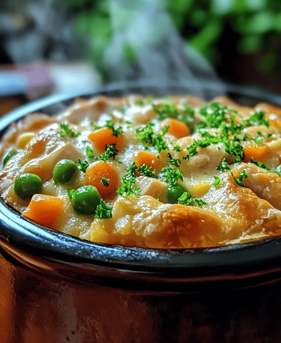 In the world of culinary delights, few dishes evoke the warmth and comfort of home quite like chicken pot pie. This classic dish, with its rich filling and flaky crust, has a special place in the hearts of many. For countless families, it represents not just a meal but a cherished tradition—one that brings back memories of gathering around the table, sharing stories, and enjoying the simple pleasure of good food. In our fast-paced lives, the allure of comfort food becomes even more pronounced, providing not just sustenance but a sense of nostalgia and security.