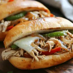 In the world of comfort food, few dishes evoke the same level of satisfaction as a hearty sandwich. Among these, Slow Cooker Chicken Philly Sandwiches stand out for their rich flavors, tender chicken, and vibrant vegetables. This simple yet delicious recipe is perfect for busy weeknights when you want a meal that requires minimal preparation but delivers maximum taste. With the convenience of a slow cooker, you can set it and forget it, allowing the flavors to meld beautifully while you attend to other tasks or enjoy precious family time.