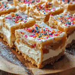 Dessert bars have become a beloved staple in the world of sweet treats, and it's not hard to see why. They combine the best of both worlds: the convenience of a bar and the indulgence of traditional desserts. Among these delightful creations, Sugar Cookie Cheesecake Bars stand out as a unique and irresistible combination of two fan-favorite desserts: the classic sugar cookie and the creamy, rich cheesecake. Whether you’re hosting a party, celebrating a special occasion, or simply satisfying your sweet tooth, these bars are the perfect choice.