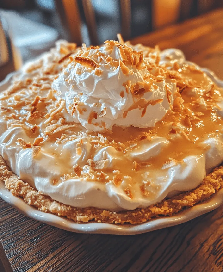 There’s a particular magic that happens in the kitchen when Grandma is at the helm, crafting desserts that evoke warmth, love, and nostalgia. One such cherished creation is Grandma’s Irresistible Coconut Cream Pie. This classic dessert has stood the test of time, bringing families together with its rich flavors and creamy textures. When you take a bite of this luscious pie, you’re not just tasting a dessert; you’re experiencing a slice of family history, a moment frozen in time, and the comfort of cherished memories.