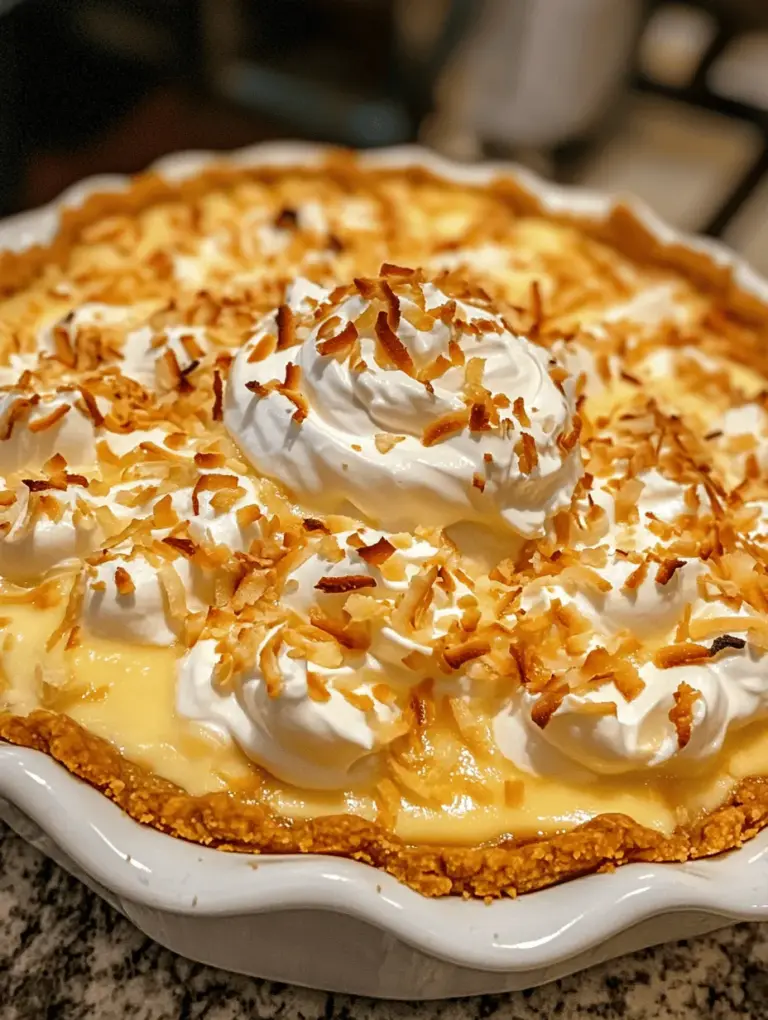 There’s a particular magic that happens in the kitchen when Grandma is at the helm, crafting desserts that evoke warmth, love, and nostalgia. One such cherished creation is Grandma’s Irresistible Coconut Cream Pie. This classic dessert has stood the test of time, bringing families together with its rich flavors and creamy textures. When you take a bite of this luscious pie, you’re not just tasting a dessert; you’re experiencing a slice of family history, a moment frozen in time, and the comfort of cherished memories.