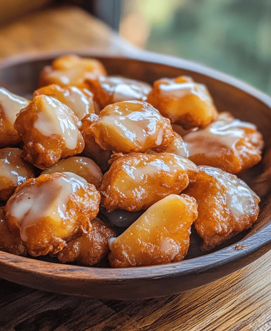 Imagine biting into a warm, golden-brown Apple Fritter Bite, where the sweet and slightly tart apple pieces dance in harmony with a light, fluffy batter. This delightful experience is not just a treat; it’s a nostalgic journey that transports you to cozy autumn days filled with the scent of freshly baked pastries. Apple Fritter Bites are the perfect dessert or snack, offering a wonderful balance of sweetness, spice, and texture that is hard to resist.