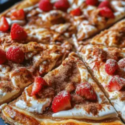 Before jumping into the preparation, it’s crucial to understand the key ingredients that make up this delightful Cinnamon-Sugar Pizza. Each component plays a significant role in the overall flavor and texture, ensuring that every bite is a treat for the senses.