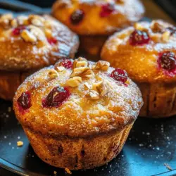 To create the best Cranberry Orange Muffins, it’s important to understand the role of each ingredient. Each component plays a vital part in achieving the perfect texture, flavor, and overall deliciousness of the muffins.