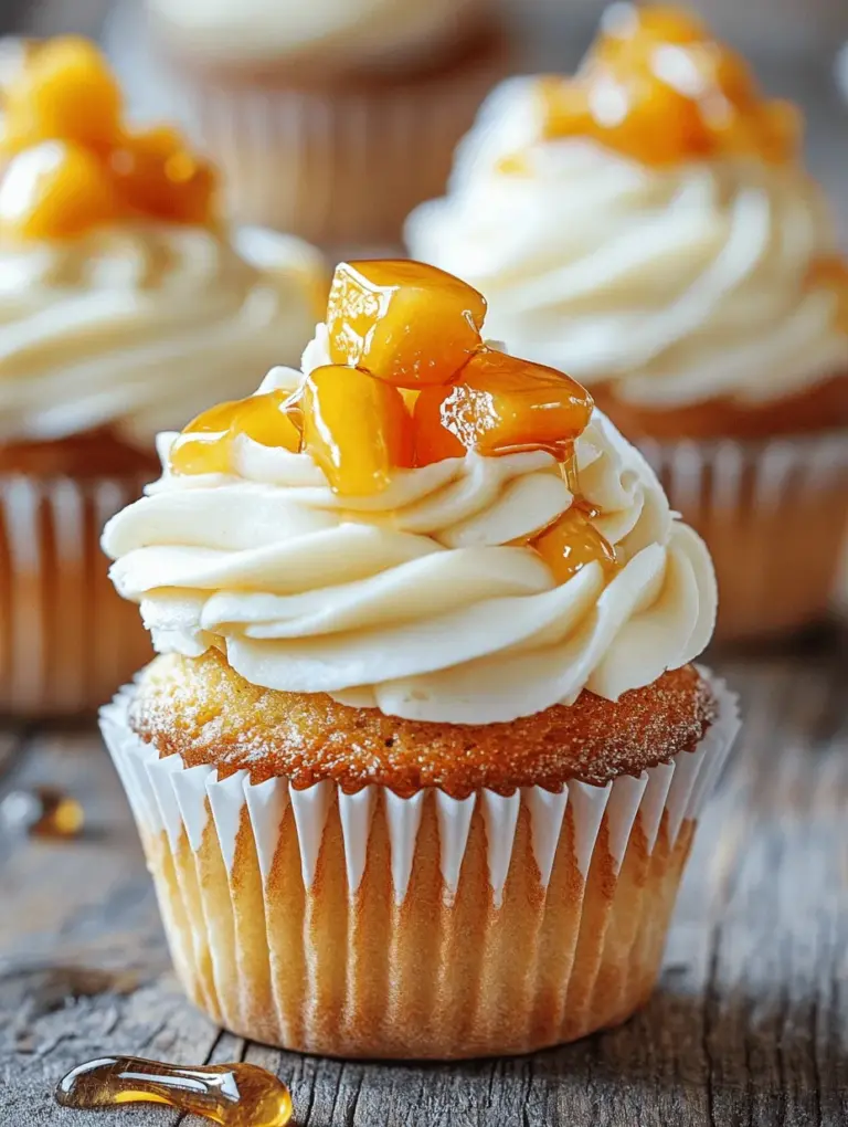 As summer approaches, the allure of fresh, juicy peaches becomes irresistible, beckoning home bakers to create delightful treats that celebrate the season's bounty. One such indulgence that beautifully encapsulates the essence of summer is the Honey Peach Cream Cheese Cupcakes. These cupcakes are not just a dessert; they’re an experience, combining the sweet, fruity goodness of peaches with the luxurious richness of cream cheese frosting. The result is a light, moist cupcake topped with a velvety frosting that’s perfect for any summer gathering or celebration.