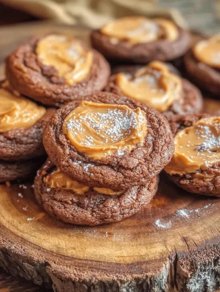 Welcome to a delightful fusion of flavors and textures with our Swirled Brownie Cookies with a Peanut Butter Twist! This recipe is a true celebration of two beloved treats: the rich, fudgy brownie and the classic cookie. Imagine biting into a soft, chewy cookie that envelops the decadent essence of a brownie while offering a luscious swirl of creamy peanut butter. It's a match made in dessert heaven, perfect for satisfying those cravings for something sweet and indulgent.