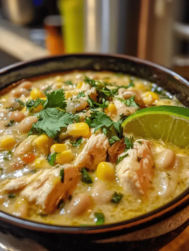 If you're looking for a comforting meal that is as quick to prepare as it is delicious, then look no further than Quick & Cozy Stovetop White Chicken Chili. This dish captures the essence of cozy gatherings and family dinners, providing a warm embrace with every spoonful. Featuring tender chicken, creamy beans, and a medley of spices, it’s a hearty dish that satisfies both the stomach and the soul.