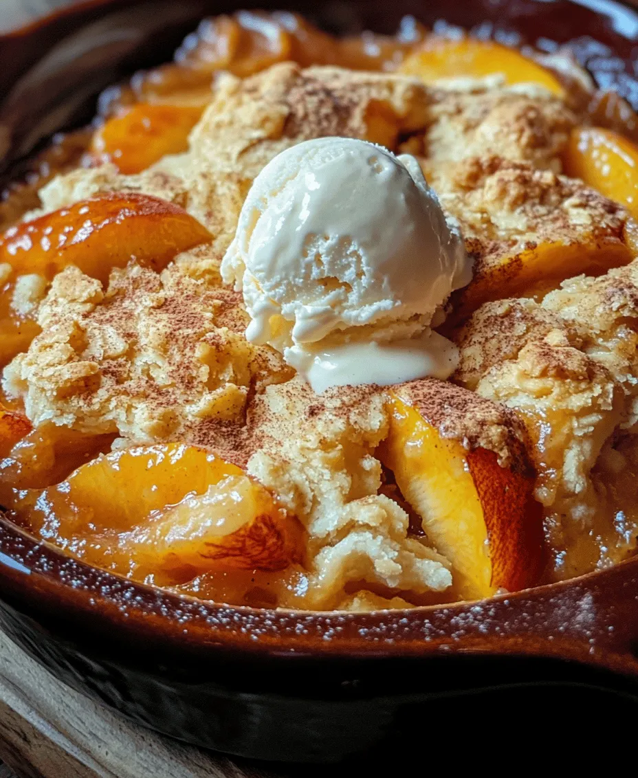 There’s something uniquely comforting about a warm slice of homemade peach cobbler, a dessert that evokes sweet memories of family gatherings and summer evenings spent on the porch. The aroma of freshly baked cobbler wafting through the house can transport you back to simpler times when life revolved around home-cooked meals shared with loved ones. Grandma's famous peach cobbler is not just a dessert; it's a cherished tradition passed down through generations, embodying the heart and soul of Southern cooking.