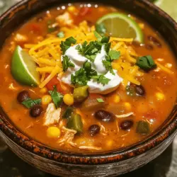 Taco soup has gained immense popularity over the years as a staple comfort food, and it’s easy to see why. This hearty dish combines the rich flavors of traditional tacos with the warmth and satisfaction of a soup, making it a perfect meal for families and friends alike. The Delightful Easy Chicken Taco Soup stands out as a simple yet flavorful recipe that caters to busy lifestyles while still delivering on taste and nutrition.