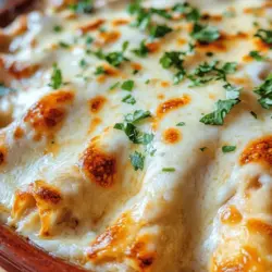 Delve into the delightful world of Mexican cuisine with this recipe for White Chicken Enchiladas with Green Chili Sour Cream Sauce. This dish is not just a meal; it's a celebration of flavors and textures that brings warmth and comfort to your dining table. Imagine tender, shredded chicken enveloped in soft tortillas, all drenched in a creamy, zesty green chili sauce. Perfect for family dinners, gatherings, or any night when you crave something special, these enchiladas are sure to impress.