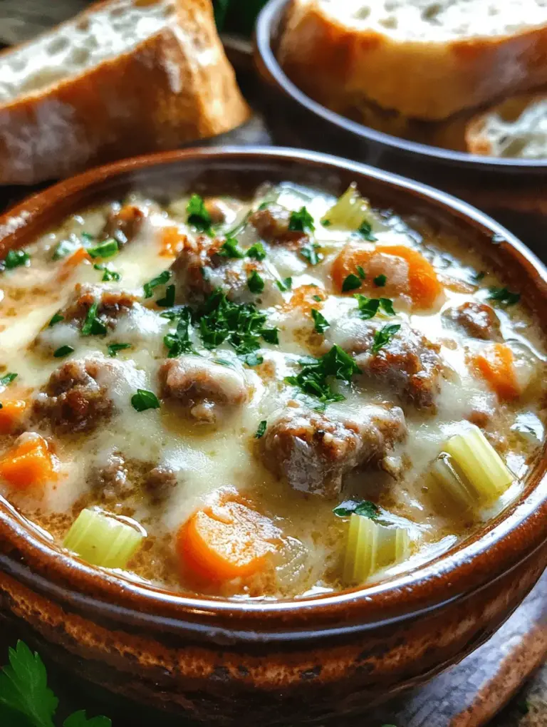 There’s nothing quite like a warm bowl of soup to soothe the soul, especially when it’s as rich and flavorful as Creamy Parmesan Italian Sausage Soup. This delightful dish combines the robust flavors of Italian sausage with the smooth, velvety texture of cream and Parmesan cheese, creating a comforting meal that’s perfect for any day of the week. The savory notes of the sausage paired with the creamy base make it an irresistible option for both lunch and dinner.