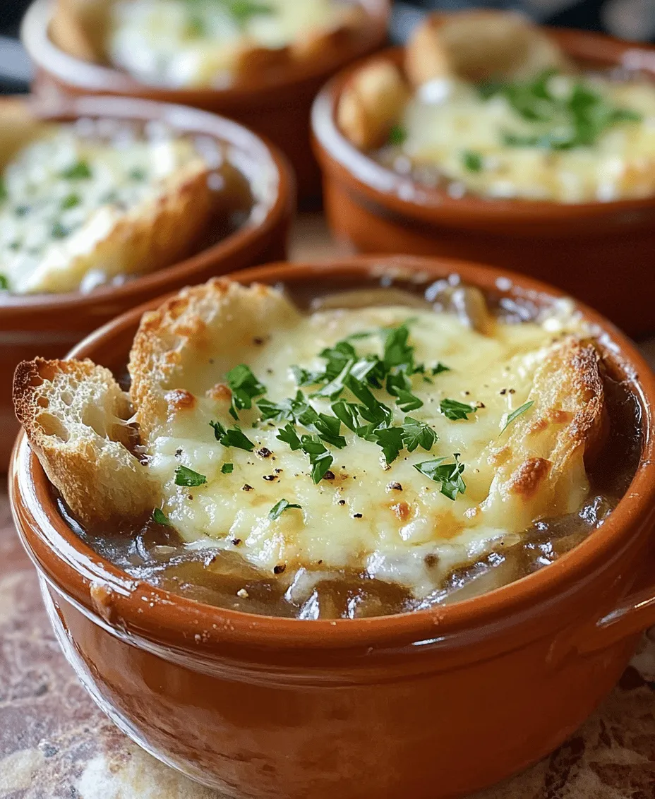 French Onion Soup is more than just a dish; it's a warm embrace in a bowl. Originating from France, this classic soup has secured its place in culinary history, celebrated for its rich flavors and comforting nature. Traditionally served as a starter in French bistros, French Onion Soup is a delightful blend of sweet caramelized onions, aromatic herbs, and savory broth, all topped with crusty bread and bubbling cheese. Its popularity spans across cultures and seasons, but there’s something particularly comforting about enjoying a steaming bowl on a chilly evening.