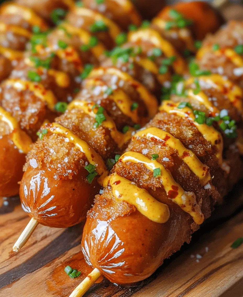 Explore the mouthwatering world of crispy Korean corn dogs, a delightful fusion of flavors and textures that elevates the classic hot dog experience. This recipe combines traditional Korean ingredients with modern culinary techniques, resulting in a crunchy, savory treat that is perfect for gatherings or a comforting snack at home. Korean corn dogs are not just a street food sensation; they have become a beloved culinary staple that brings people together and satisfies cravings in a unique way.