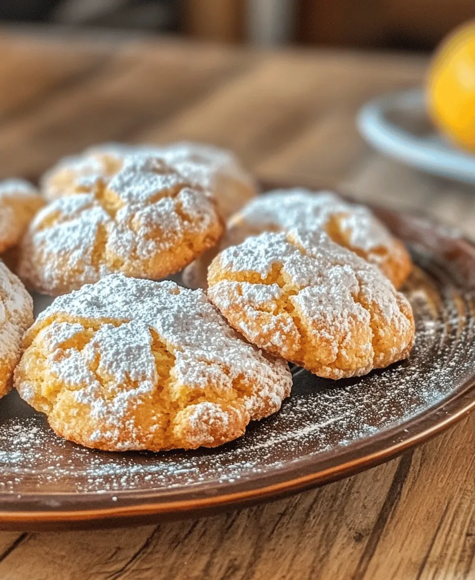 There's something irresistibly cheerful about the bright, sunny flavor of lemon, especially when it comes to baking. Zesty Lemon Crinkle Cookies are a delightful way to infuse your dessert table with a burst of citrus freshness. These cookies are not just a treat for the taste buds; they also offer an eye-catching appearance with their signature crinkled texture and powdered sugar dusting. The balance of sweet and tangy flavors makes them a favorite among cookie enthusiasts and a perfect addition to any occasion.