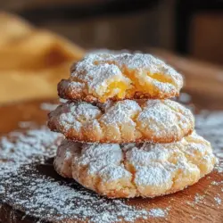 There's something irresistibly cheerful about the bright, sunny flavor of lemon, especially when it comes to baking. Zesty Lemon Crinkle Cookies are a delightful way to infuse your dessert table with a burst of citrus freshness. These cookies are not just a treat for the taste buds; they also offer an eye-catching appearance with their signature crinkled texture and powdered sugar dusting. The balance of sweet and tangy flavors makes them a favorite among cookie enthusiasts and a perfect addition to any occasion.