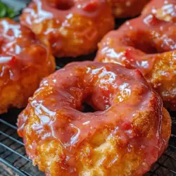 Welcome to the delightful world of French crullers, where light and airy textures meet the sweet, tangy goodness of strawberry glaze. These exquisite pastries are not just a treat for the taste buds; they are a celebration of culinary artistry that can elevate any breakfast or dessert spread. Made with a delicate choux pastry, crullers have a unique texture that sets them apart from traditional doughnuts, offering an indulgent experience that is both comforting and satisfying.