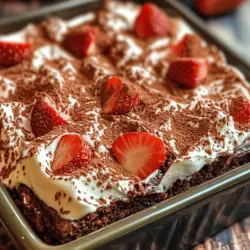 If you're on the hunt for a dessert that perfectly marries rich chocolate with the refreshing taste of fresh strawberries, look no further than strawberry brownies with creamy frosting. This delectable treat not only satisfies your chocolate cravings but also brings the bright, juicy flavor of strawberries into the mix, creating a dessert that is both indulgent and vibrant. The appeal of this recipe lies not only in its luscious taste but also in its visual allure, making it a fantastic centerpiece for any gathering or special occasion.